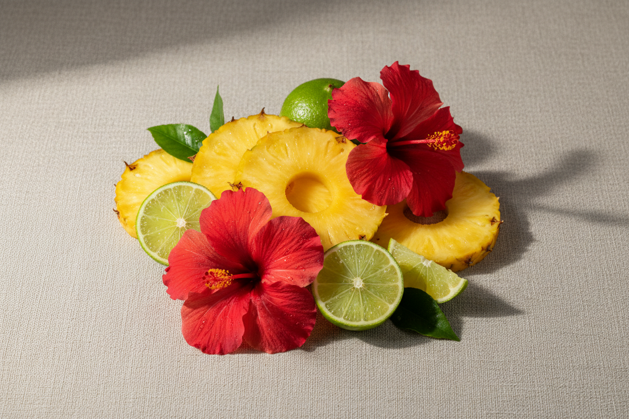 Caribbean Heritage Blends - Hibiscus, pineapple, and lime v2