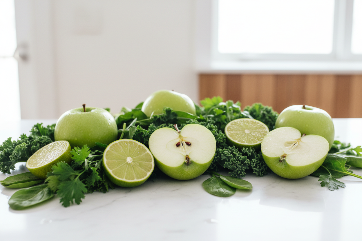 Energy & Clarity - Green apple, lime, and leafy greens